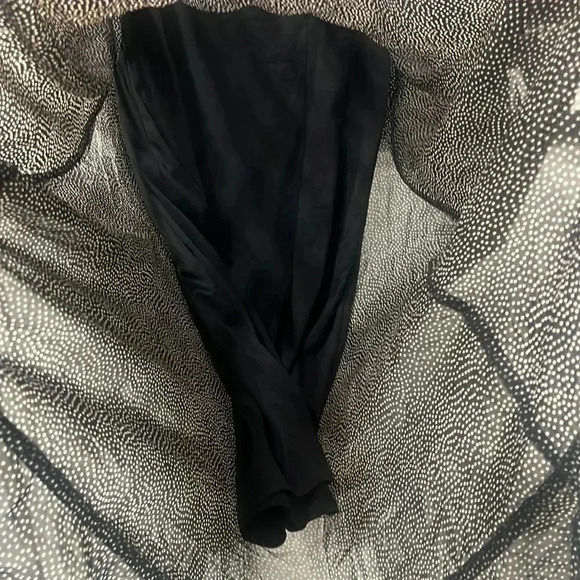 Mary McFadden women collection size 22w slip dress black and white - Picture 4 of 4